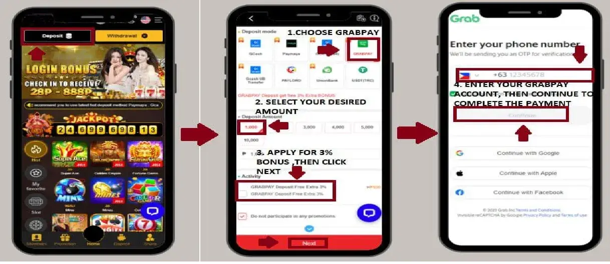 PhMaya Deposit with Grabpay